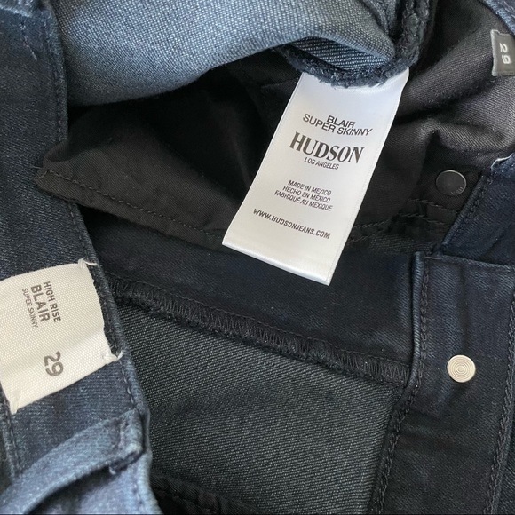 Hudson Blair High Rise Skinny Jeans - Picture 7 of 8